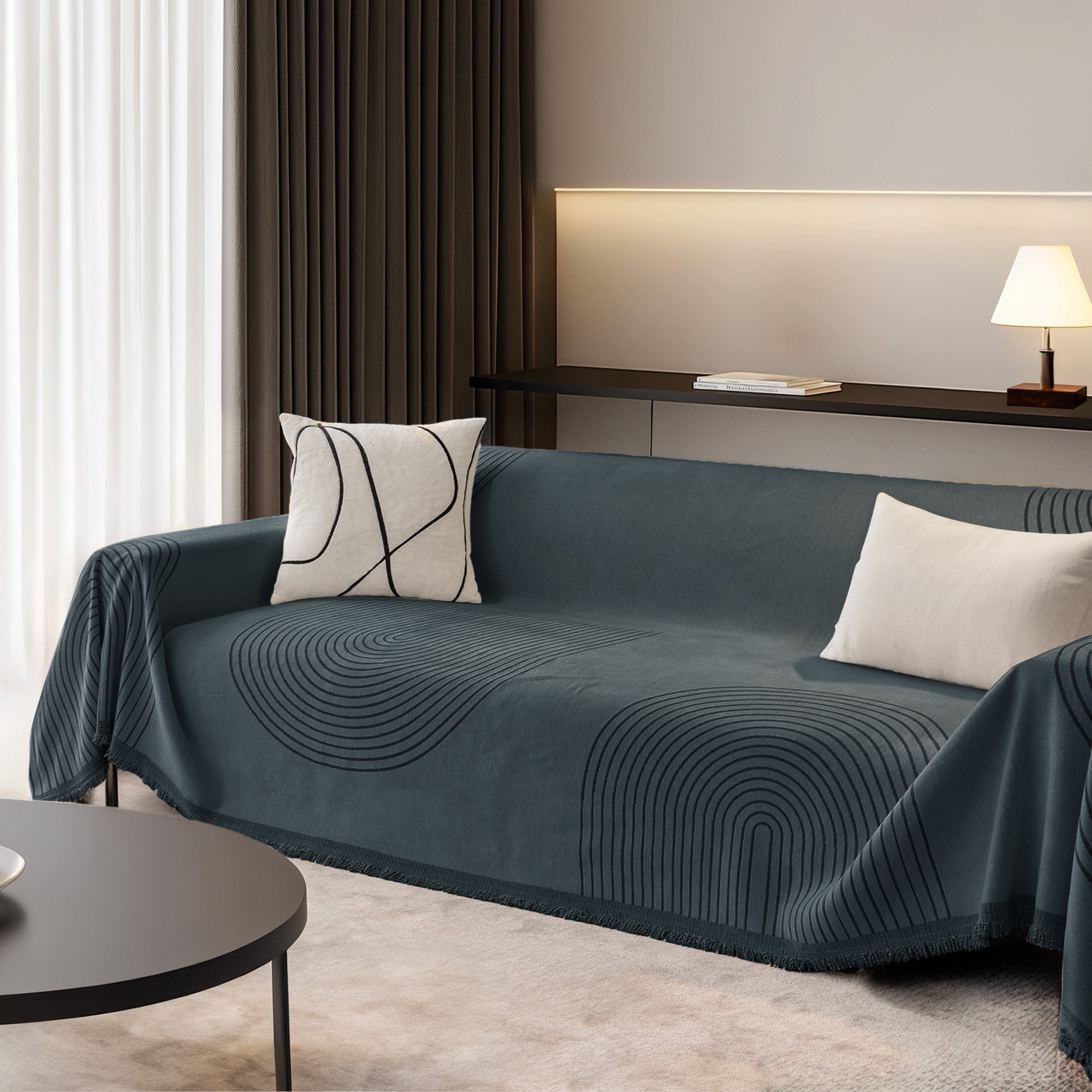 PlushGuard™ | Omkeerbare Bankhoes met Huisdiervriendelijke Duurzaamheid