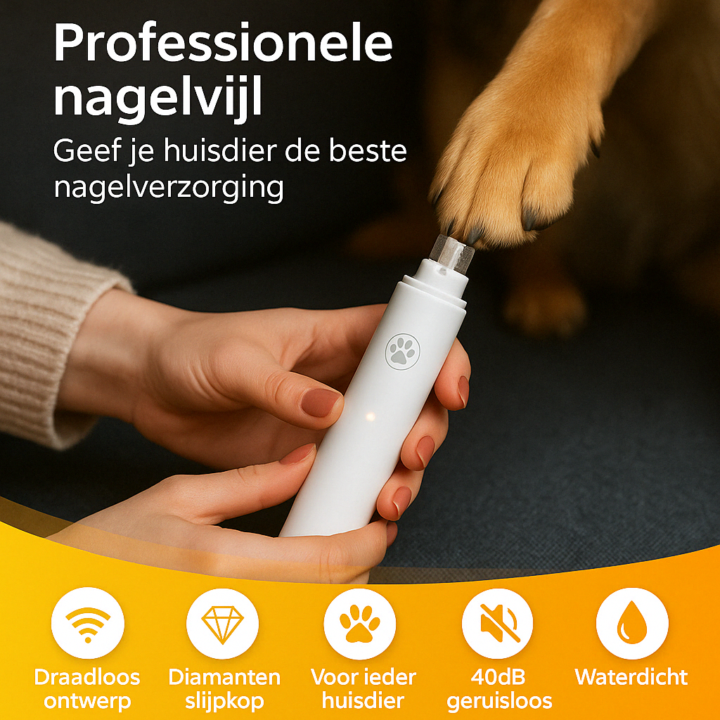 NailGroomy™ Maak nagelverzorging eenvoudig en pijnloos!