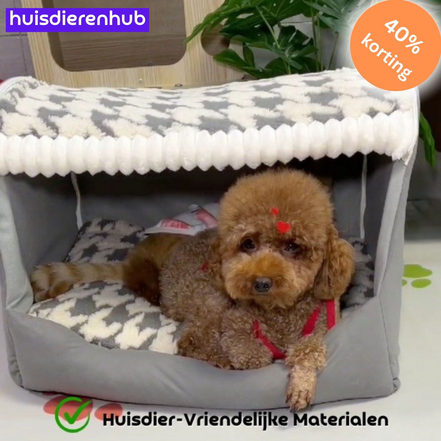 PawHaven™ | Ultiem Comfortbed voor Blije, Ontspannen Huisdieren
