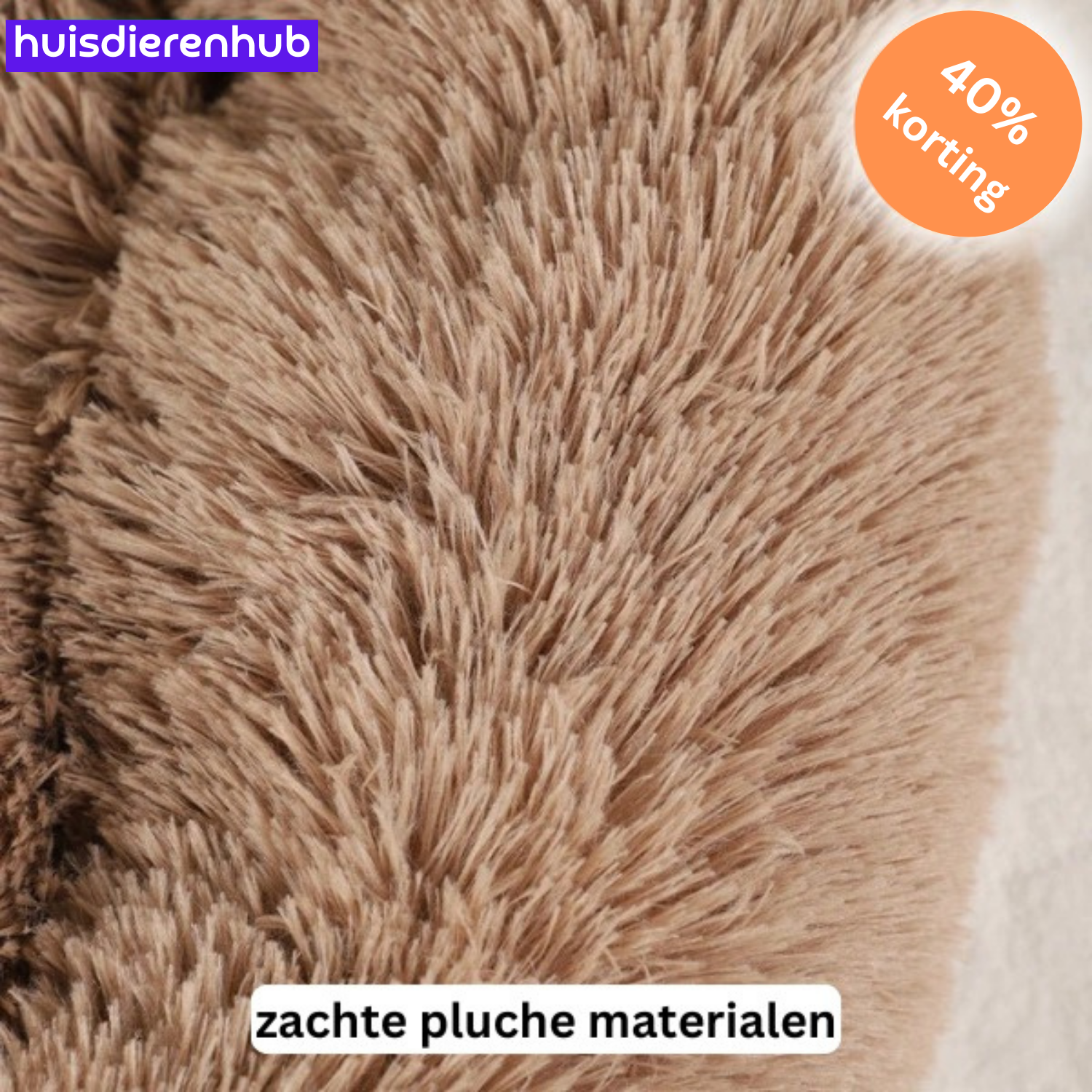PawLuxe™ | Ultiem Pluche Sofa Bed voor Verwende Huisdieren