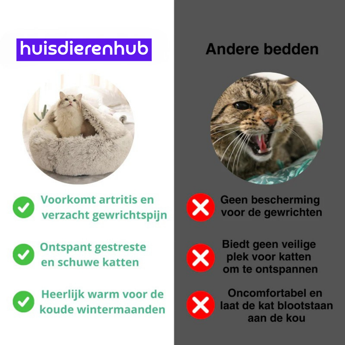 CozyPet™ | De Ultieme Rustplek voor Jouw Huisdier