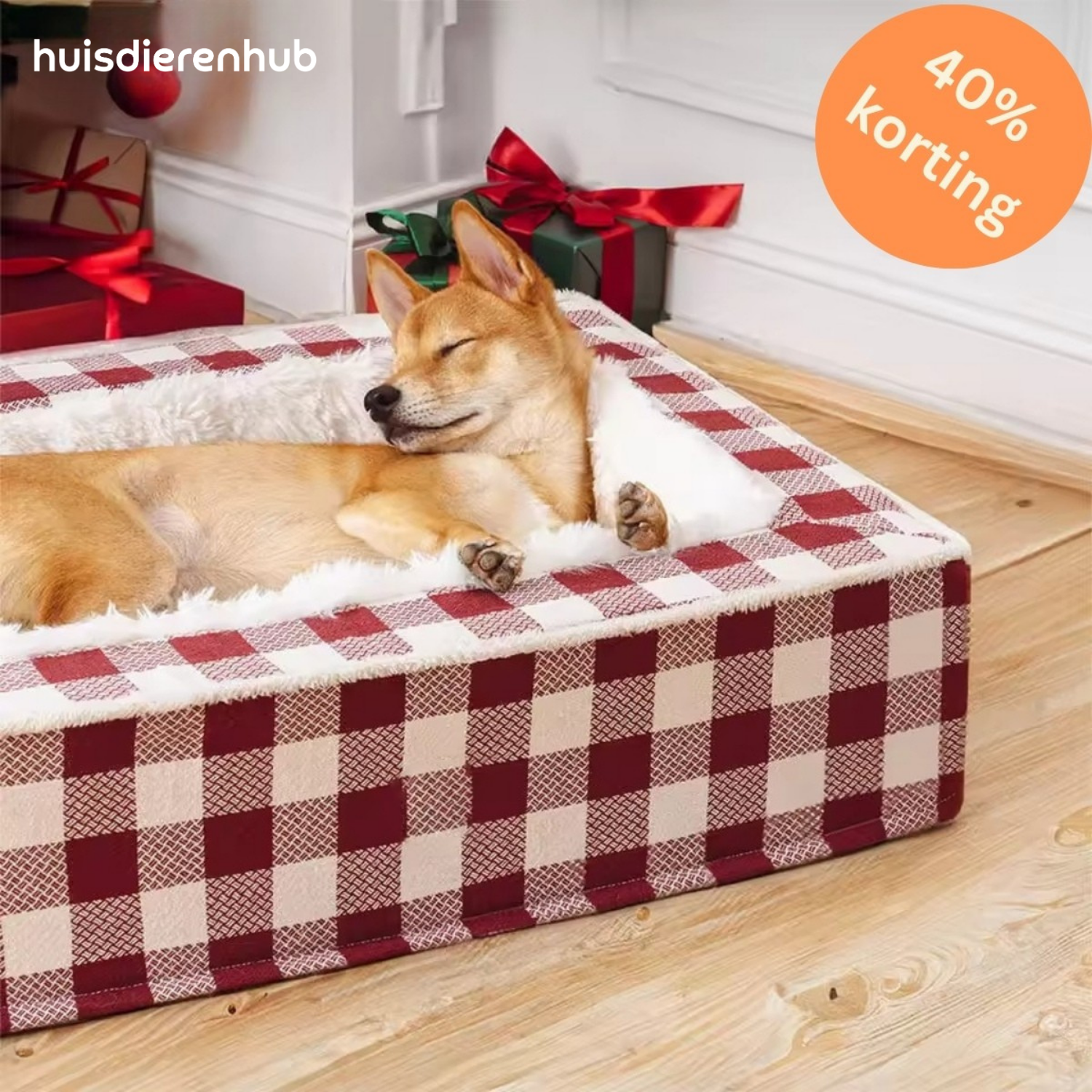 CozyTail | Geruite Orthopedische Mand