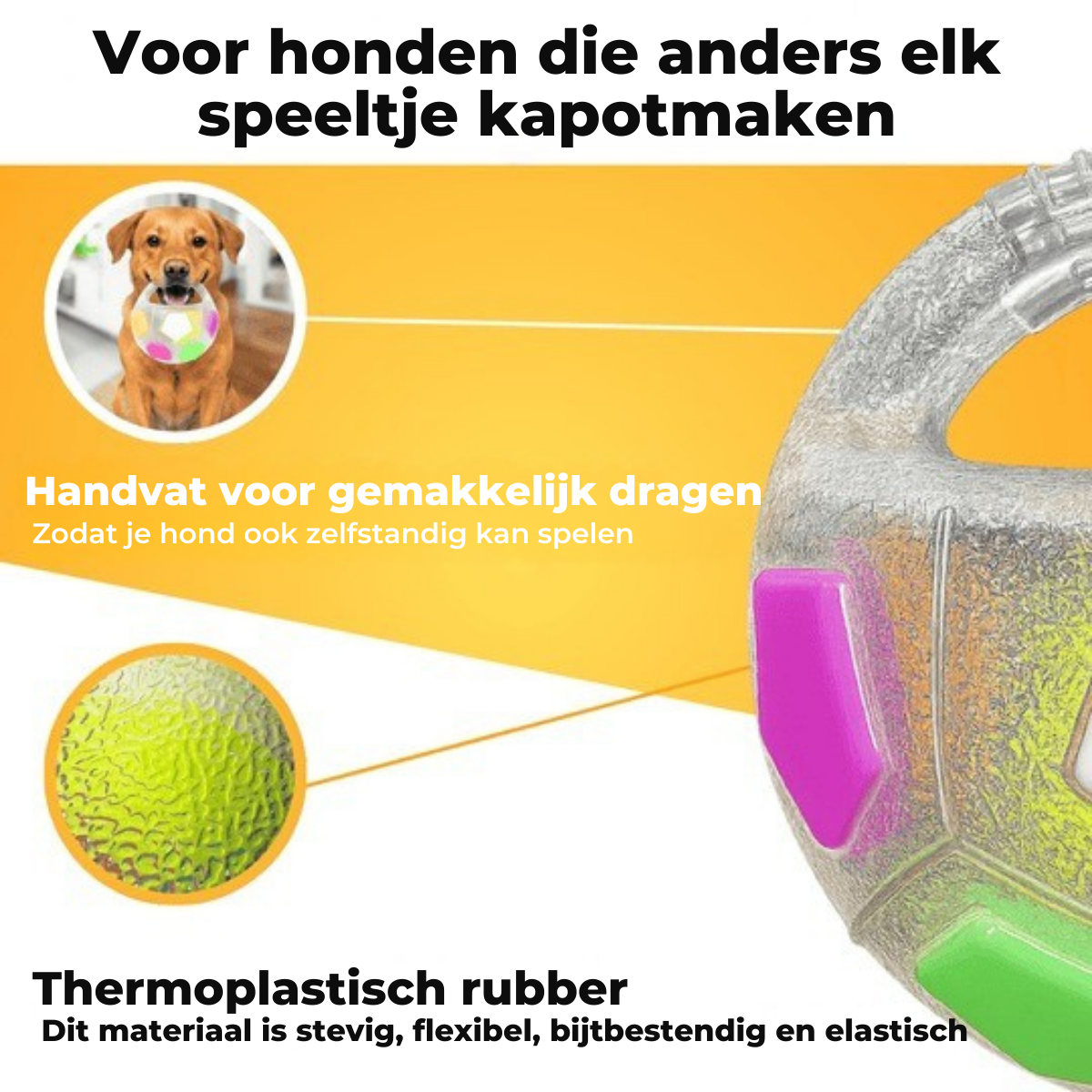 HappyPaws | Stressverlichtend Speelbal voor Honden