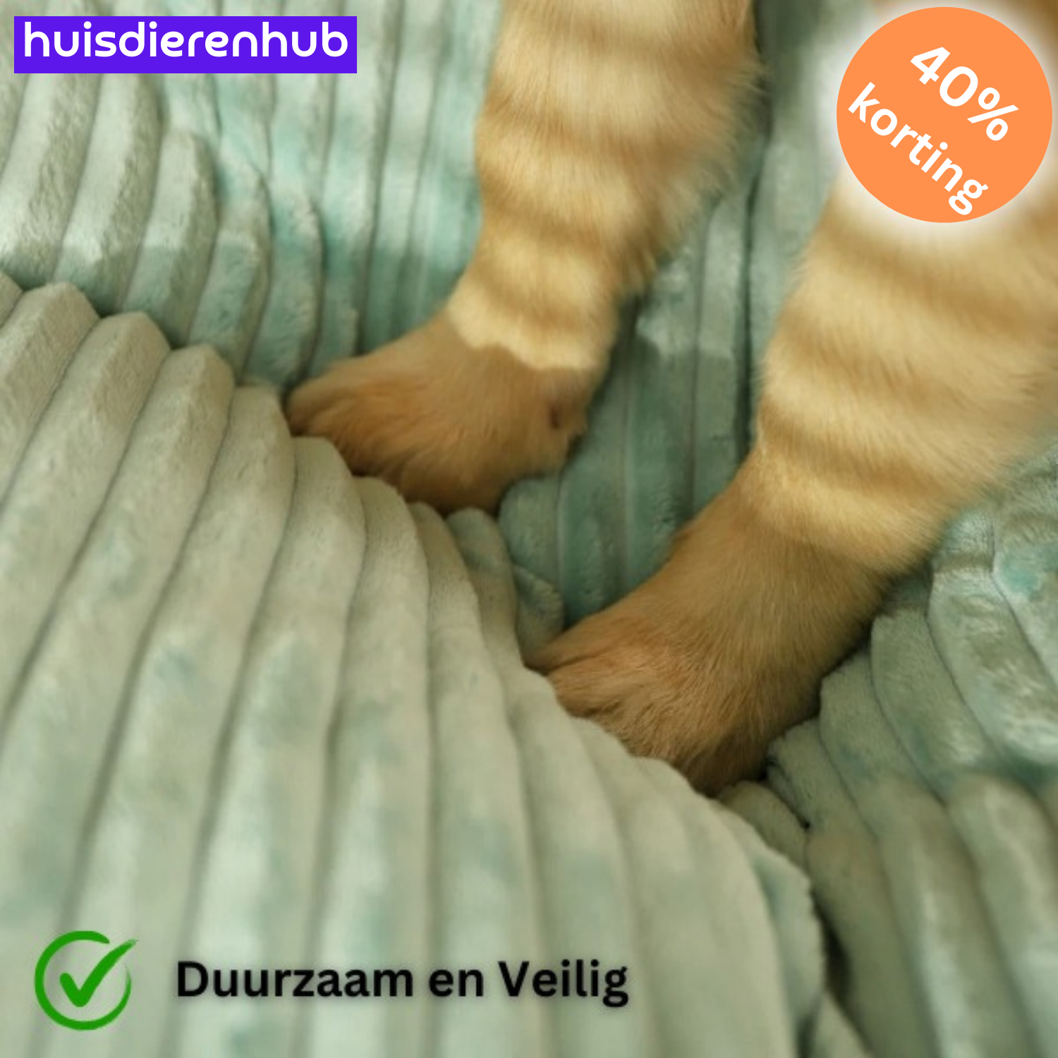 ComfyPaws™ | Geheugenfoam Orthopedisch Hondenkussen met Verwijderbare Hoes