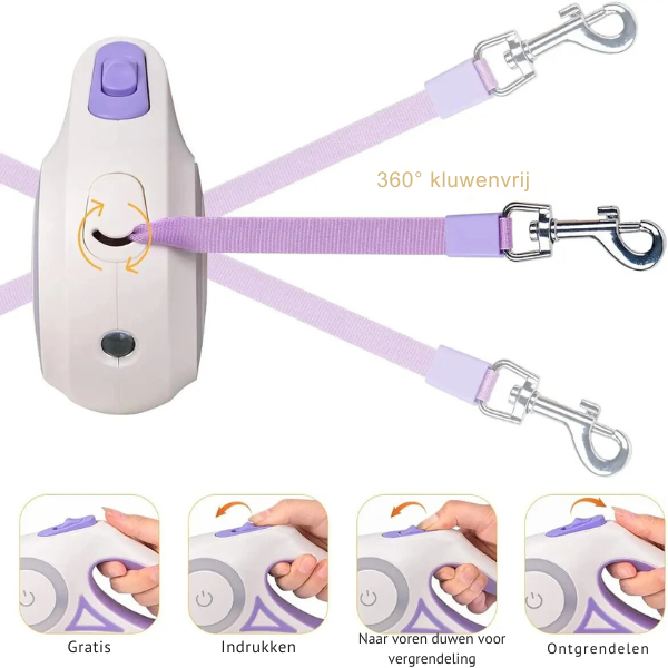 PawGlow™ | Licht in de duisternis: veilig op pad, samen stralend!