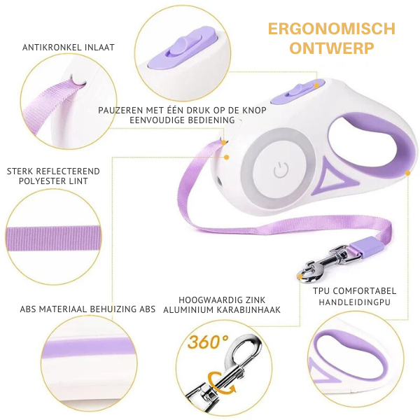 PawGlow™ | Licht in de duisternis: veilig op pad, samen stralend!