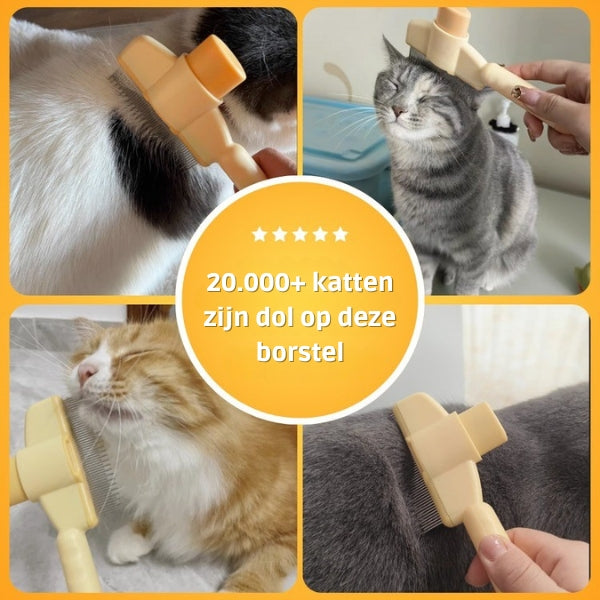 FurFix™ | Stressvrije kattenborstel voor een gezonde, klitvrije vacht