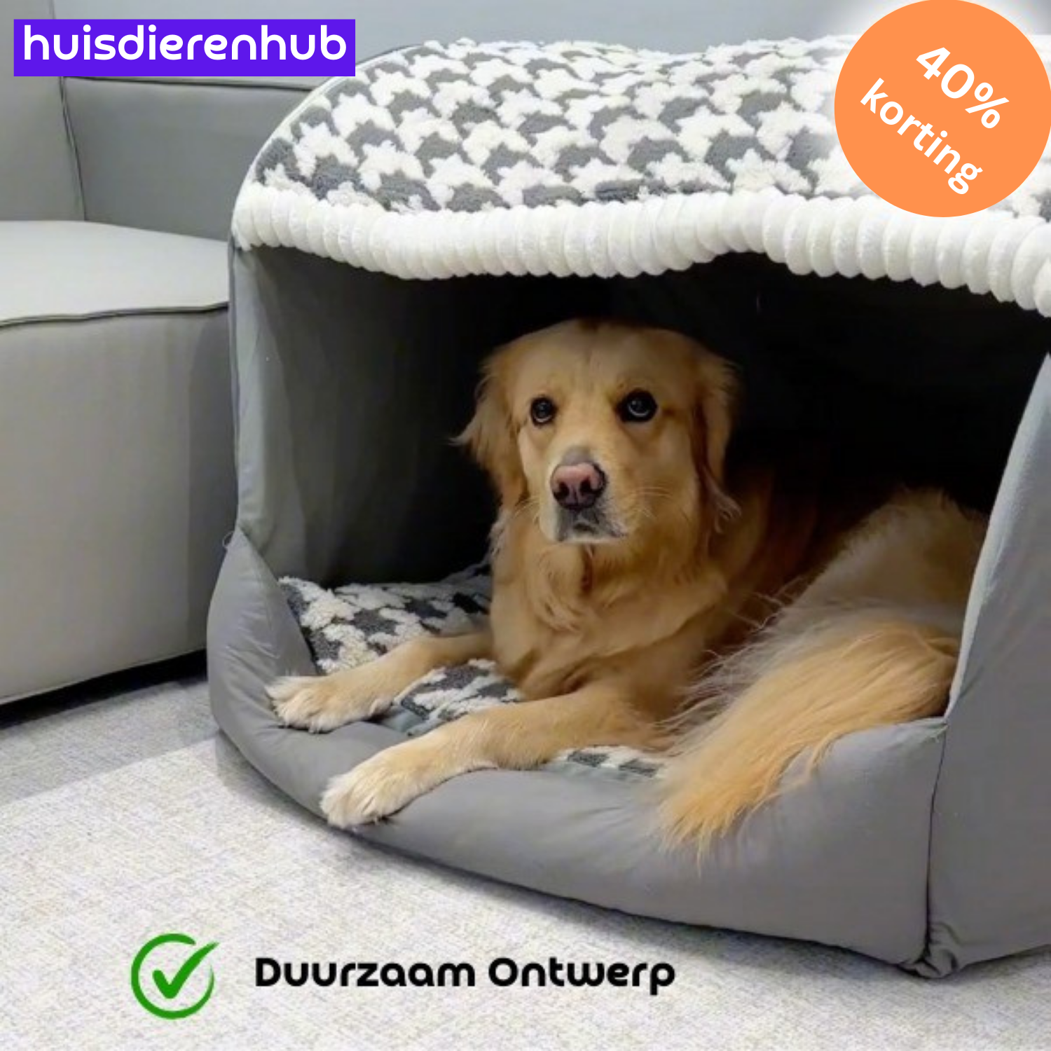 PawHaven™ | Ultiem Comfortbed voor Blije, Ontspannen Huisdieren