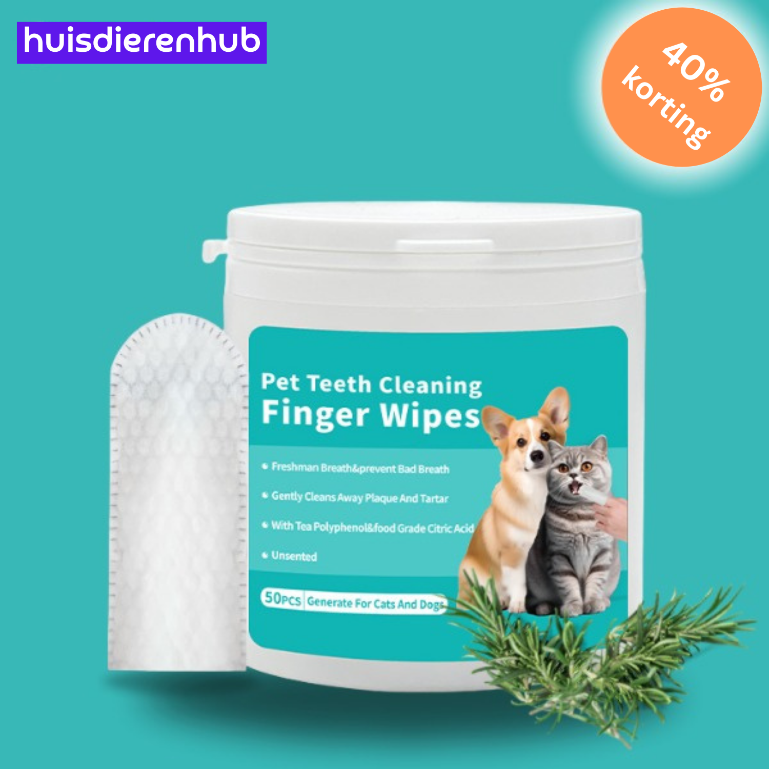 BrightBite™ | Tandreinigingsdoekjes