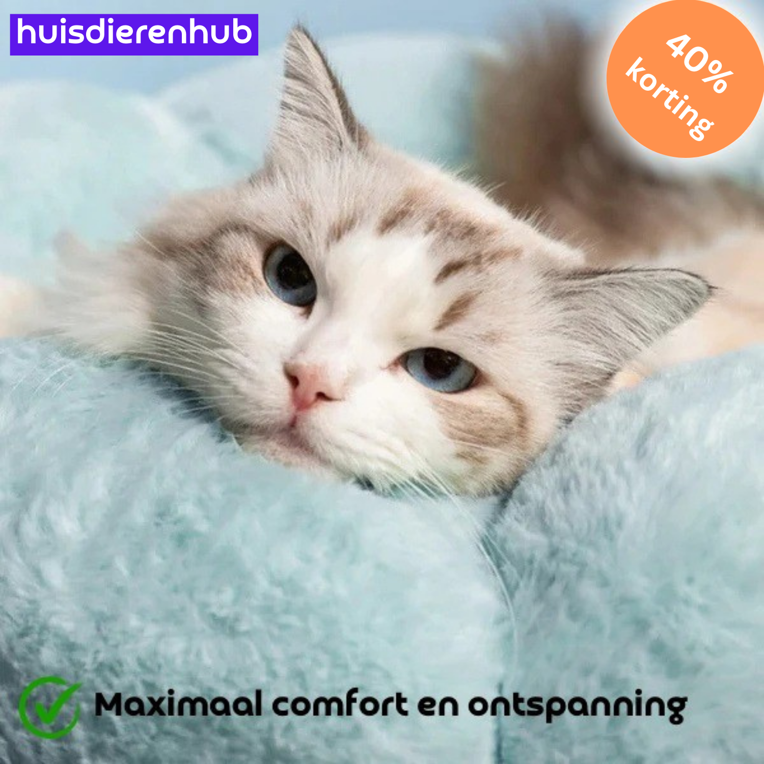 PawPetal™ | Stijlvol Bloemvormig Bed voor Ultiem Comfort