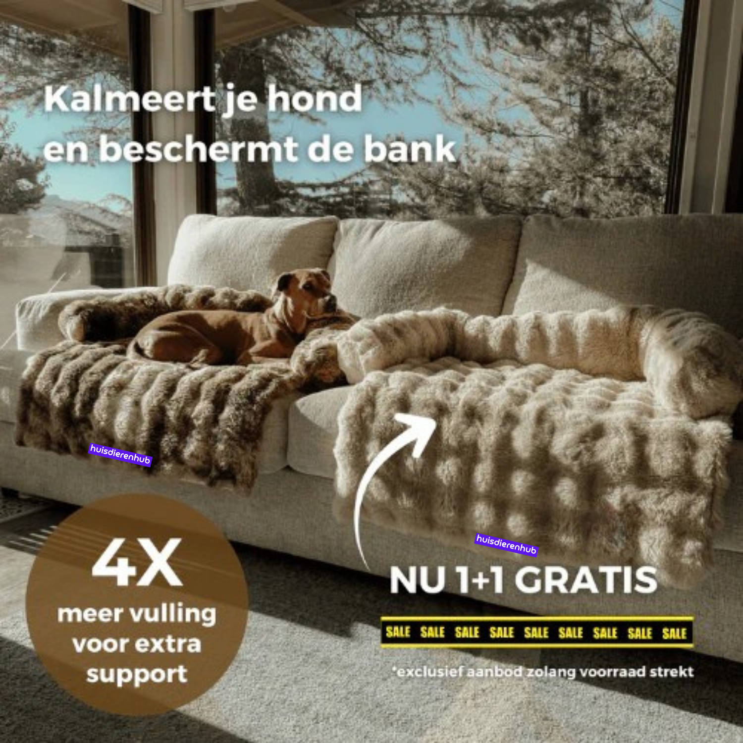 SnoozePaws™ | Waar jouw hond droomt van comfort! (1+1 GRATIS)