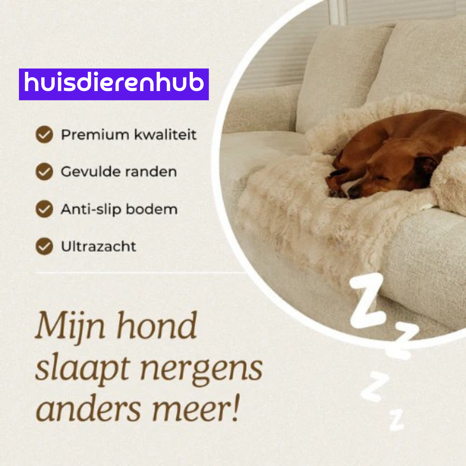 SnoozePaws™ | Waar jouw hond droomt van comfort! (1+1 GRATIS)