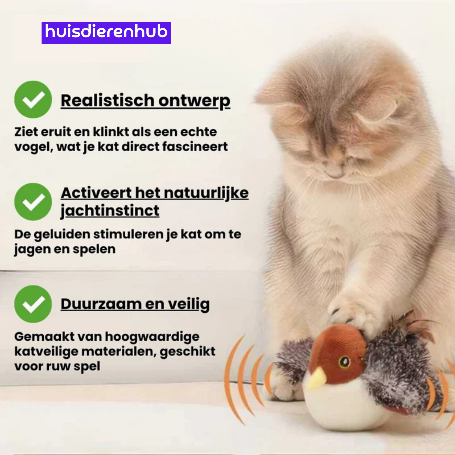 Jachtvogel™ | Ontwaak de jager in je kat!