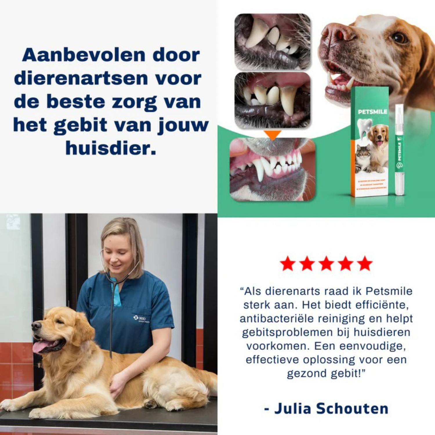 PetSmile™ | Zeg vaarwel tegen tandplak en een stinkende adem!