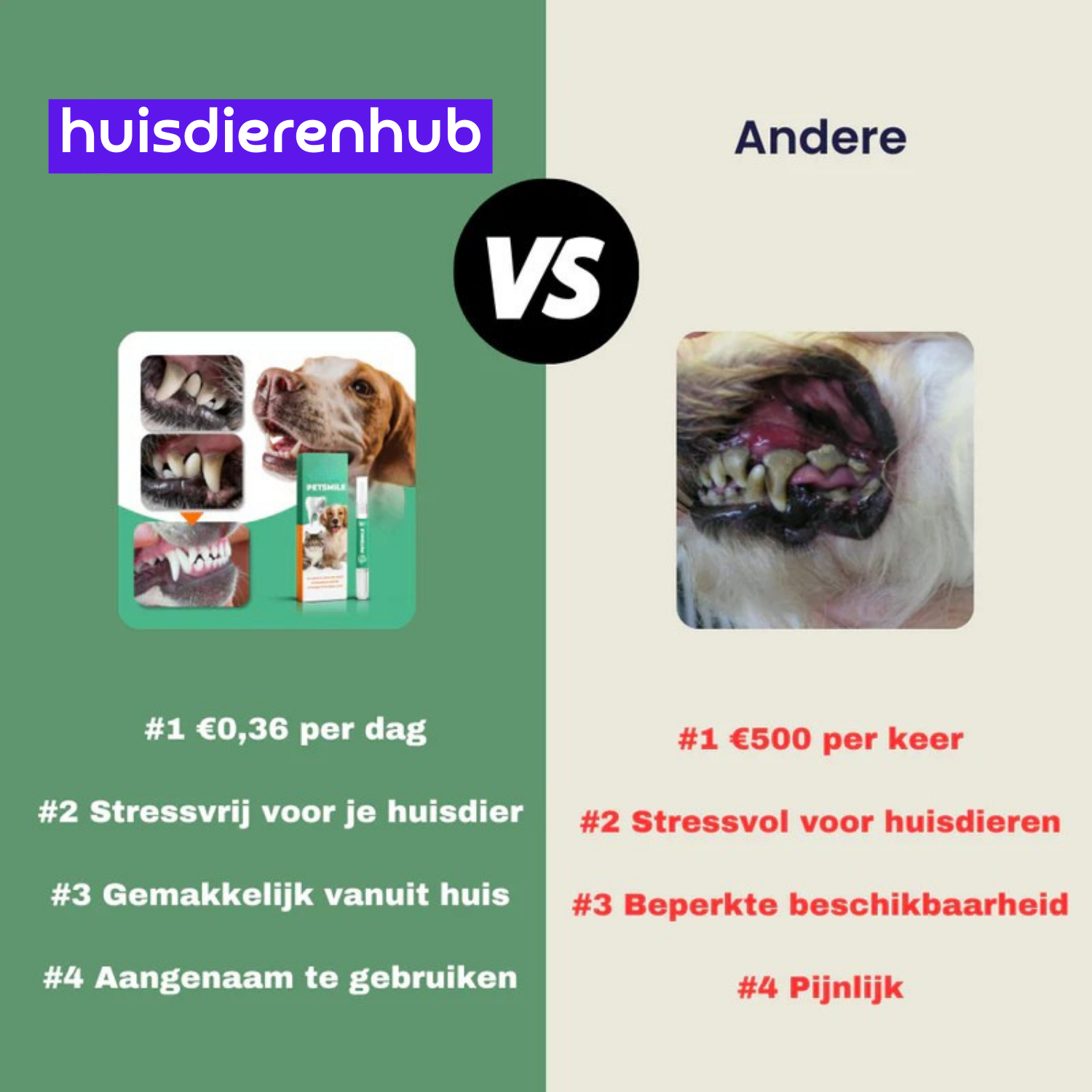 PetSmile™ | Zeg vaarwel tegen tandplak en een stinkende adem!