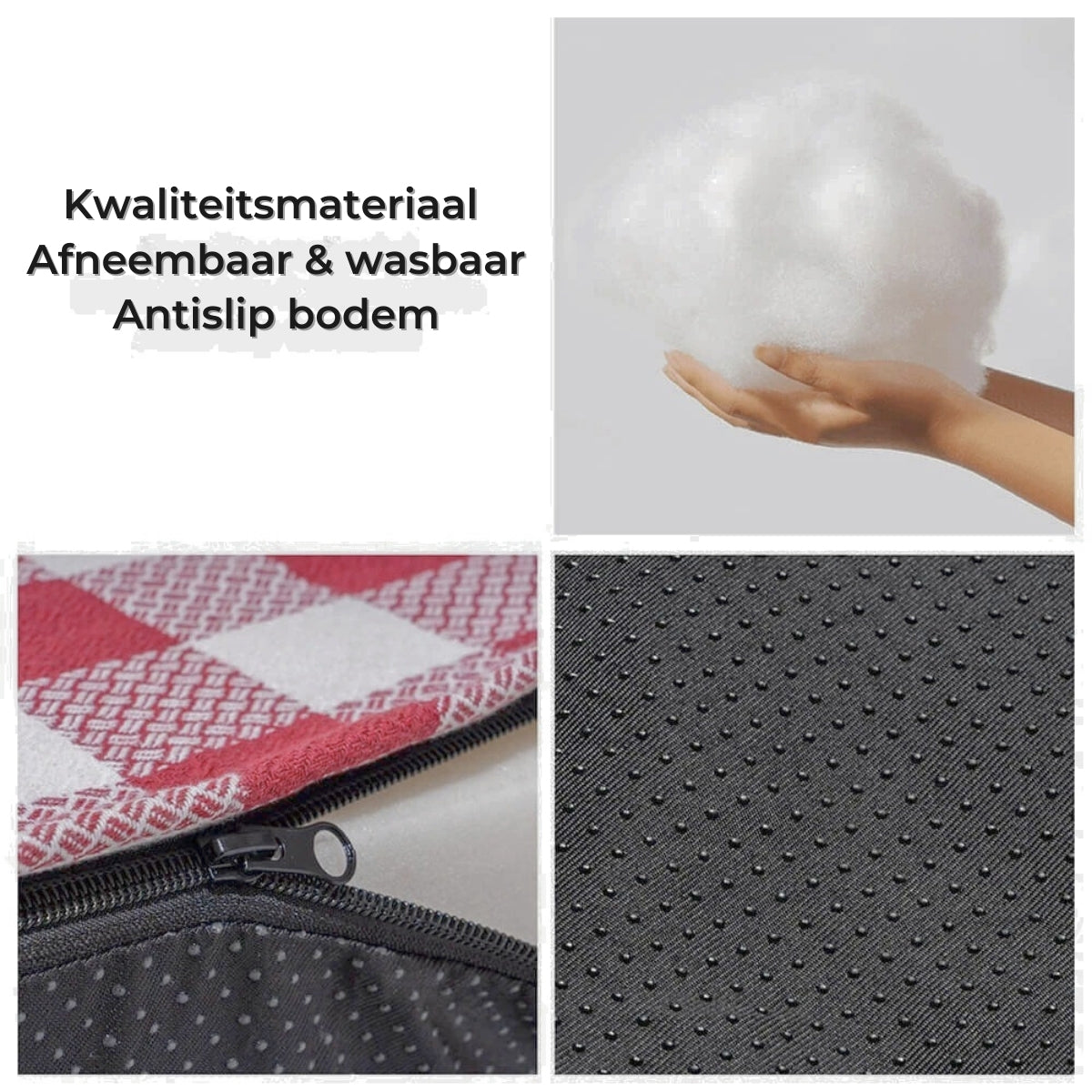 CozyTail | Geruite Orthopedische Mand