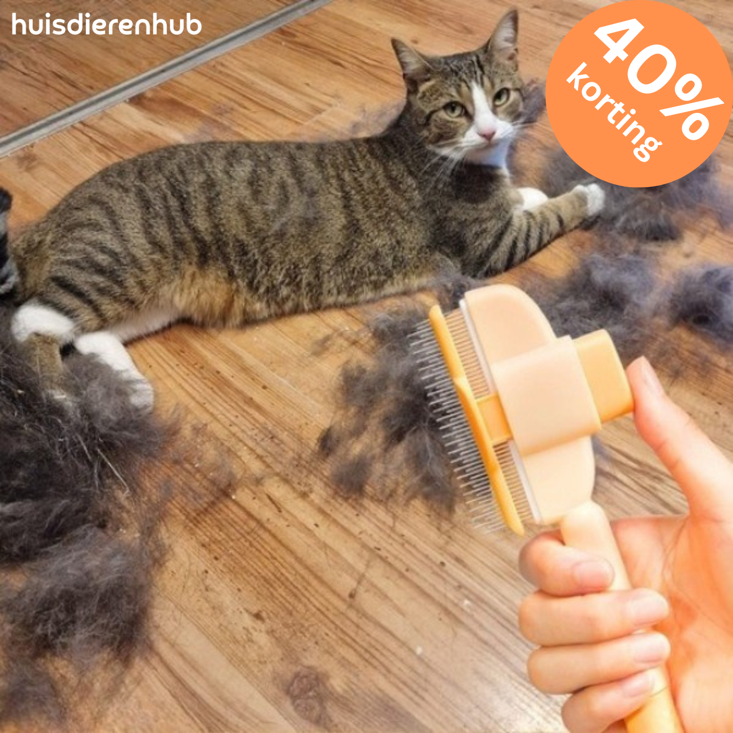 FurFix™ | Stressvrije kattenborstel voor een gezonde, klitvrije vacht