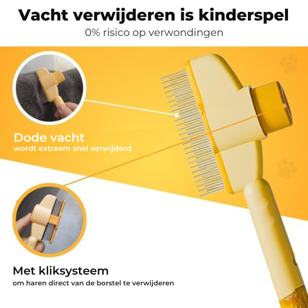 FurFix™ | Stressvrije kattenborstel voor een gezonde, klitvrije vacht