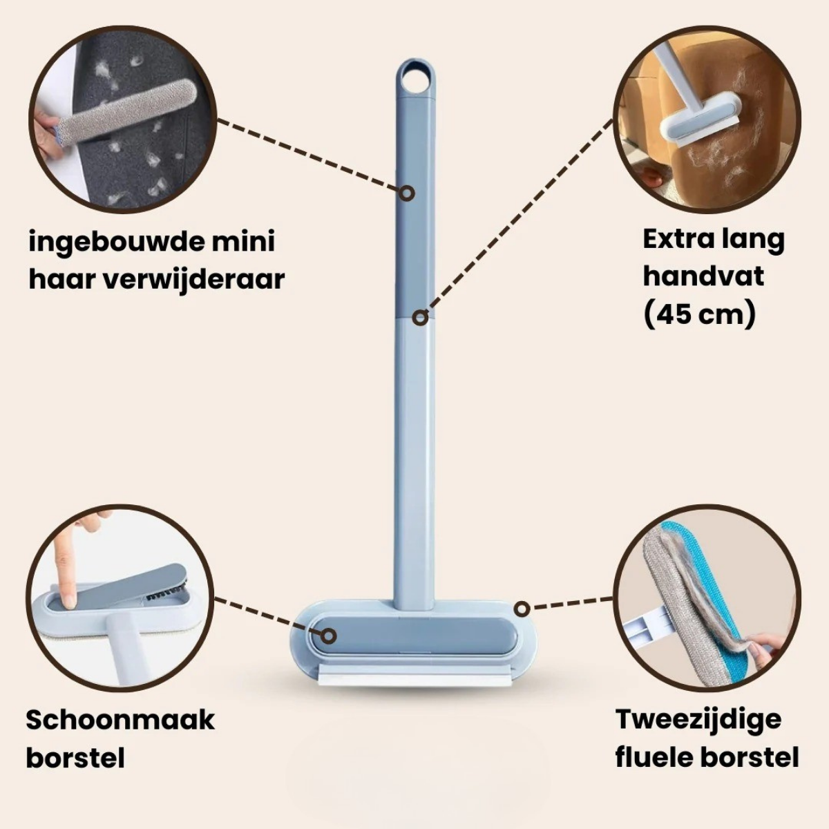 FurSweep | 3-in-1 Huisdierhaar Verwijderaar