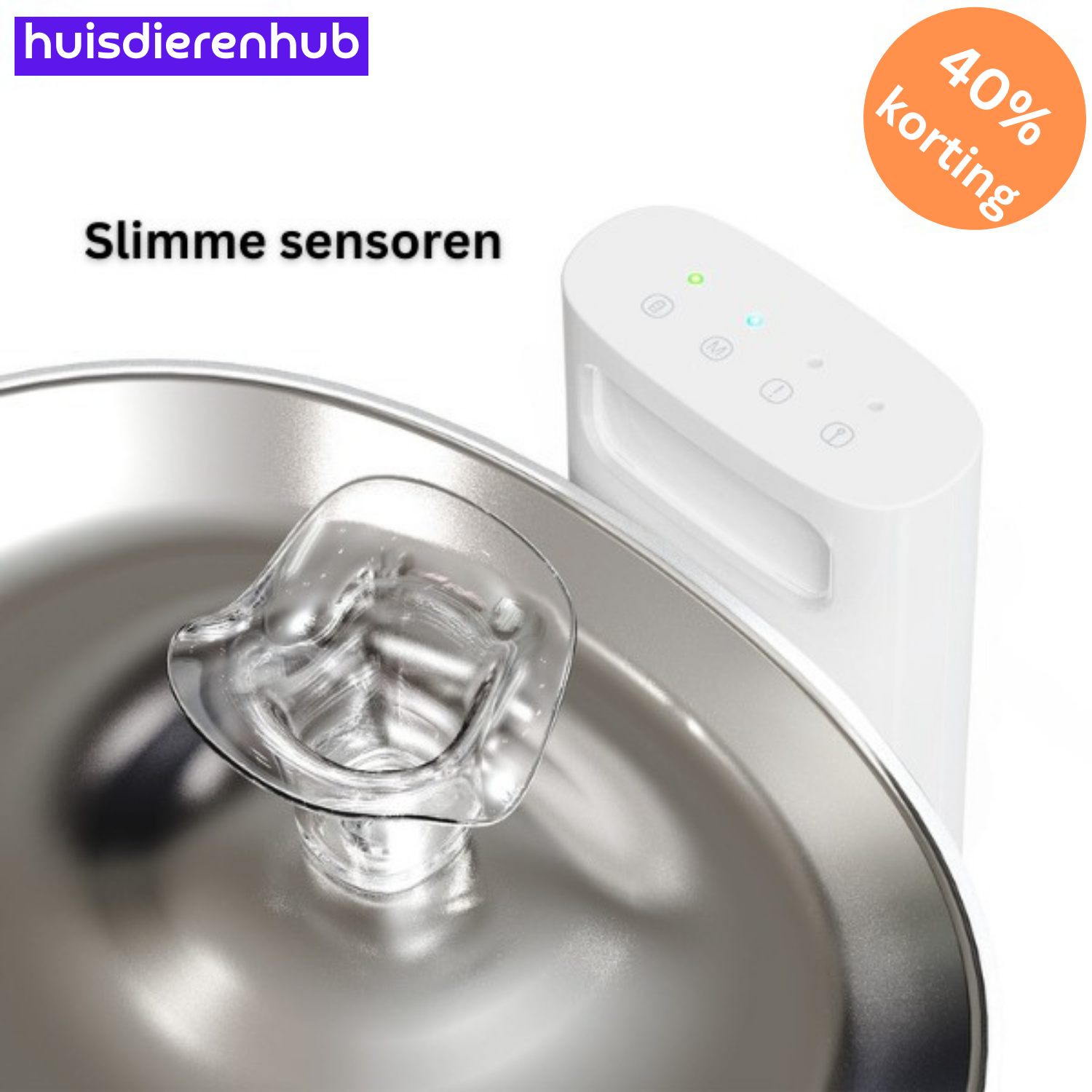 PurrFlow™ | Moderne kattenwaterdispenser met meerlaagse filtratie