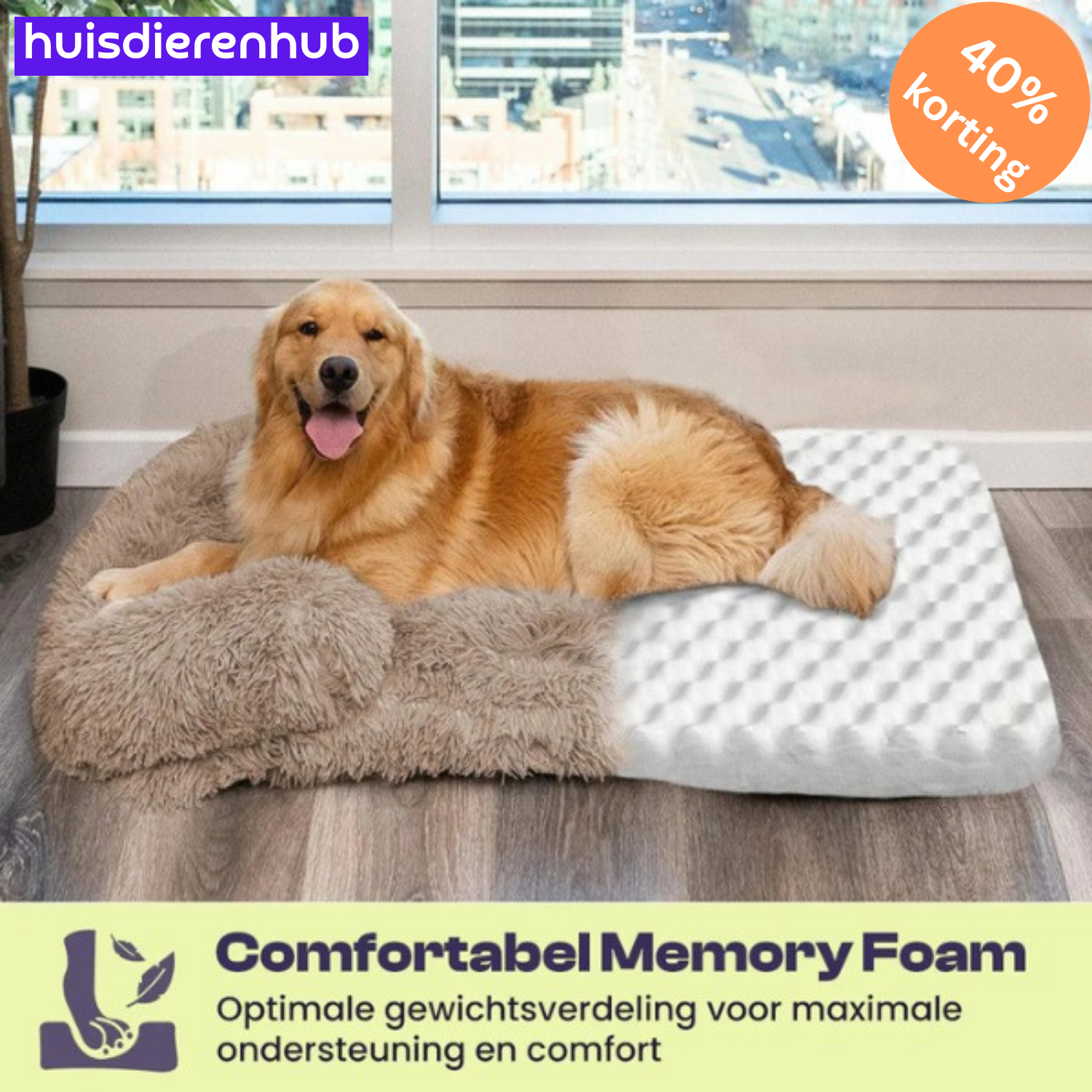 PawPad™ | Orthopedisch Kussen Hondenbed voor Pijnvrije Ontspanning