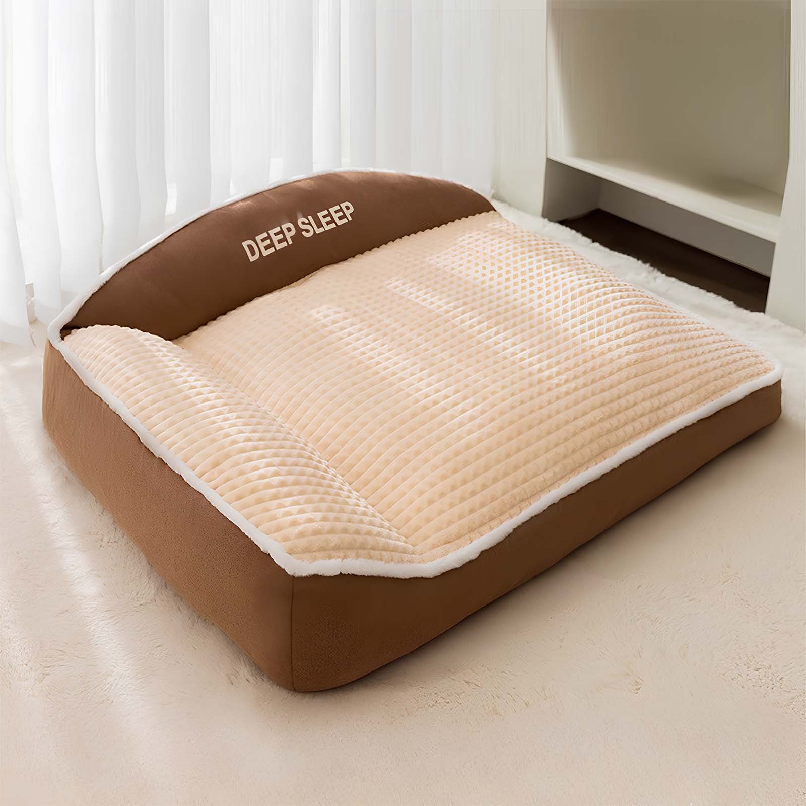 SleepyPaws™ | Premium Warm Kussenbed voor Grote Honden